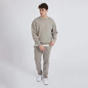 Sudadera con capucha personalizada para hombre, de algodón grueso, estilo urbano, para invierno, OEM, al por mayor, para hombre, oversize, cuello redondo, color liso - Product Image 1