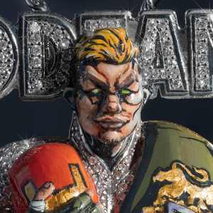 จี้เงินการ์ตูนสยองขวัญ 3 มิติ คุณภาพสูง แฟชั่นยอดนิยม ประดับเพชรโมอิสซาไนต์ VVS แบบกำหนดเอง เครื่องประดับฮิปฮอปสุดเท่ - Product Image 5