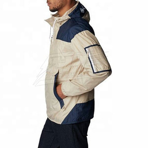 Half <b>Zipper</b> <b>Jacket</b> Casual Outdoor Coat Men Half Zip Windbreaker <b>Jacket</b> Waterproof Lightweight - Product Image 3