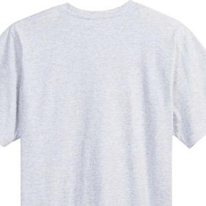 Camiseta de Hombre de Peso Medio, Color Gris Jaspeado, Algodón Premium, Manga Corta, Cómoda, Transpirable, Informal, Lisa - Product Image 6
