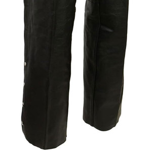 Mini-chaps en cuir pour l'équitation, différents modèles, couleurs personnalisées, logo sur mesure, chaps en cuir de haute qualité pour hommes - Product Image 3
