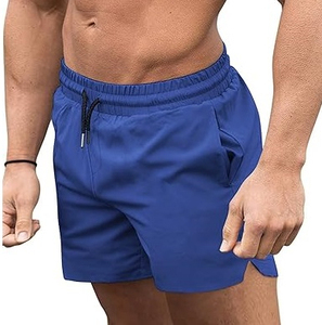 Shorts de Playa para Hombre, Sólidos, Transpirables, de Secado Rápido, Cintura Elástica, Casuales, de Poliéster/Algodón, para Usar Junto al Mar y en la Piscina - Product Image 5