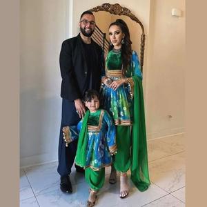 Salwar Kameez Afgano WS INTERNATIONAL Hecho a Mano de Alta Calidad, Vestido Tradicional de Viscosa con Estampado Digital para Mujer, el Mejor Vestido Vintage de Verano - Product Image 5