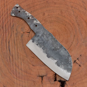 Cuchillo de hoja en bruto de Serbia, forjado a mano, DIY, OEM, de acero al carbono, para cuchillo de carnicero, para exteriores, camping, cocina - Product Image 6