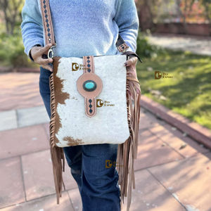Wholesale Designer Hand Tooled Carving Handbag Real Cowhide Leather Fringe Bohemian <b>Bags</b> Hot Selling <b>Bags</b> for <b>Women</b> - Product Image 1