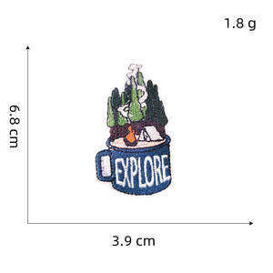 Patch brodé personnalisé thermocollant ou à coudre, logo 3D de créateur, applique pour vêtements, vestes, chemises, casquettes - Vente en gros - Product Image 6