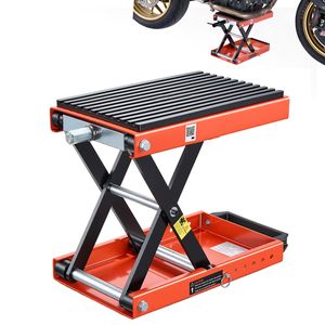 Sollevatore a Forbice per Moto da 1500 Libbre, Altezza 4.13-13.77 Pollici, Cavalletto a Manovella con Piattaforma Larga e Perno di Bloccaggio per Moto e Rampe - Product Image 1