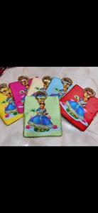 Bolsas de Seda con Estampado Digital de Arte Pichwai Shrinathji Gopi para Recuerdos de Boda, Regalos Tradicionales Festivos, Bolsitas Hechas a Mano - Product Image 2