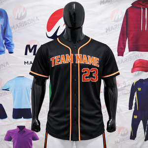 เสื้อเบสบอลย้อนยุคแบบยูนิเซ็กซ์ ปักลายตามสั่ง พิมพ์ลายแบบซับลิเมชั่น ปักชื่อและหมายเลขผู้เล่น ชุดทีม ระบายอากาศได้ดี มีไซส์พลัส - Product Image 6