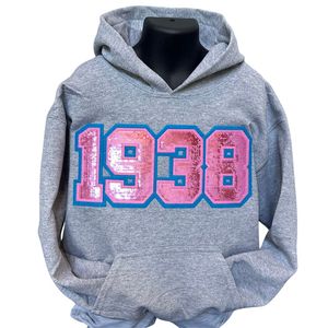 Sudadera con Capucha Juvenil 1938, Sudadera con Capucha de Mezcla de Algodón Suave, Manga Larga, Informal, para Uso Diario - Product Image 1