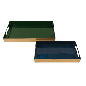 Bandeja de Servir de Metal, Elegante y Moderna, Apta para Lavavajillas, con Forma Ovalada y Acabado en Polvo de Color Rojo - Product Image 5