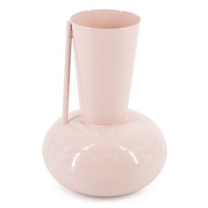 Jarrón de Metal Rosa Mate al por Mayor, Pequeño Florero de Hierro para Escritorio, Maceta para Arreglos Florales, Decoración de Mesa para Bodas y Fiestas, Adorno Moderno para el Hogar - Product Image 1