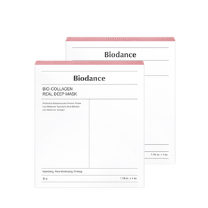 แผ่นมาส์กหน้าคอลลาเจนไบโอ ดีฟ มาส์ก ของเกาหลี [8 แผ่น] ผลิตภัณฑ์บำรุงผิวหน้าคุณภาพสูง ผสมไฮยาลูรอนิค แอซิด และเปปไทด์ - Product Image 1