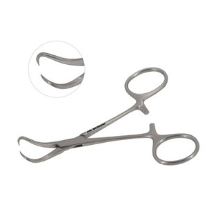 Pinza para toallas Backhaus de acero inoxidable de alta calidad, no estéril, afilada, de grado médico, para mano izquierda - Product Image 1