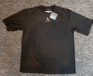 T-shirt en coton noir à manches courtes pour homme, coupe oversize, col rond, décontracté, uni, écologique, anti-UV, respirant, style urbain - Product Image 1