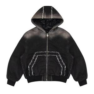 Nuevas Sudaderas con Capucha Personalizadas para Hombre, Fabricadas con Alta Calidad, 100% Algodón, Estilo Casual, Lavadas, Bordadas, con Cierre - Product Image 1