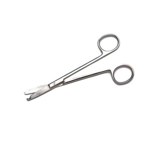 Tijeras de vendaje para electricistas, para zurdos, de acero inoxidable, instrumento quirúrgico, herramienta de corte con borde liso y dentado - Product Image 6