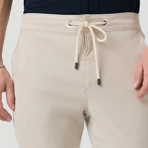 Drawstrings For Comfortable And Relaxed Fit <b>Men</b> Denim Pants With Logo Comfortable Material With Designing Trendy <b>Elastic</b> <b>Waist</b> - Product Image 3