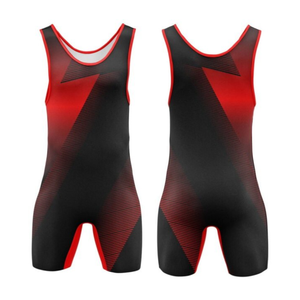 High Performance Wrestling Singlet Quick Dry Breathable <b>Compression</b> Fit Polyester Athletic Apparel Manufacturer - Product Image 4