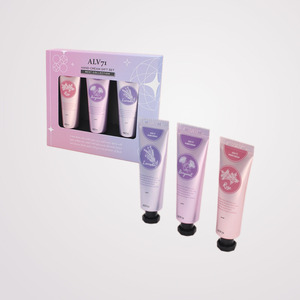moisturizing <b>hand</b> <b>cream</b> ALV <b>Hand</b> <b>Cream</b> 3-Piece <b>Gift</b> <b>Set</b> Made in Korea hydrate the skin surface <b>hand</b> and foot <b>cream</b> - Product Image 3