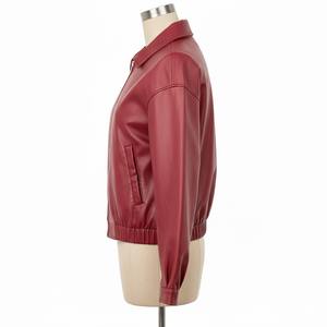 Quilted Custom Leather <b>Jacket</b> Cowhide Durable Design Custom Colors Designs for Men Women <b>Kids</b> Winter Short Length Print Technics - Product Image 2