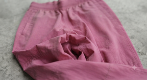 Pink <b>Nylon</b> <b>Jogger</b> Pants Elastic Waist Drawstring Leggings Breathable Training Track Pants for Women - Product Image 3