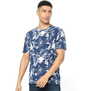 Camiseta de Verano con Estampado Tropical Sublimado, de Alta Calidad, Cómoda, Informal, de Manga Corta, para Uso Diario, Transpirable - Product Image 1