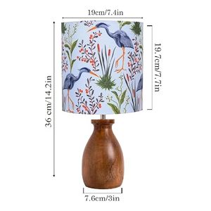 Wooden <b>Table</b> Lamp Base Decorative <b>Bedside</b> Light Holder <b>Rustic</b> Home Decor Irregular Shape All Seasons - Product Image 3