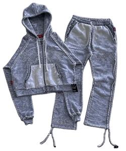 Nuevo chándal unisex de alta calidad para invierno con diamantes de imitación con pantalón de 6 bolsillos - Product Image 1