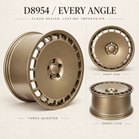 Jantes en aluminium forgé argentées à disques pleins ventilés 18-22 pouces 5x112 5x120 5x114.3 pour Mitsubishi Racing Légères