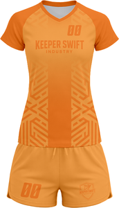 Tenue de volley-ball SpikeStorm Pro AeroSpike Elite, kit de volley-ball ThunderHit Premium, 100 % polyester, impression par sublimation intégrale - Product Image 2