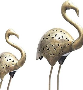 Flamingo Dorado Metálico, Decoración de Mesa, Adorno Artesanal Art Deco, Móvil, para Sala de Estar, Bodas y Fiestas - Product Image 6