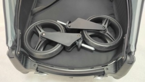 Remolque para Perros Grandes KS-6200 de Aleación de Aluminio, Suspensión Independiente, Llantas Inflables de 20 Pulgadas, Ligero y Fácil de Plegar - Product Image 6