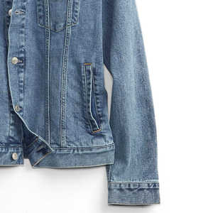 <b>Top</b> Seller Solid Color Best Quality Men Clothing Denim Fashion Jackets High Street Style Men's Casual Wear Denim Jeans Jacket - Product Image 5
