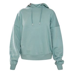 Hoodie Femme Style Urbain Qualité Supérieure Design OEM, Entièrement Personnalisable, en Coton Épais et Chaud, Effet Délavé à l'Acide - Product Image 6
