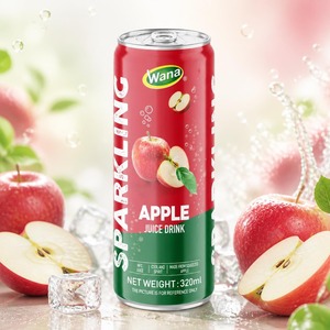 Bebida Gaseosa con Sabor a Manzana, 320 ml, en Lata de Aluminio, Marca Privada OEM, Proveedor Mayorista, Origen Vietnam, Ingredientes Naturales - Product Image 1