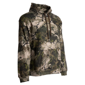 Sudadera con capucha de camuflaje para hombre, con puños acanalados, cuello tipo cowl, mezcla de algodón, efecto desgastado por el sol, para gimnasio, marca privada, diseño personalizado, estilo crop, streetwear - Product Image 5