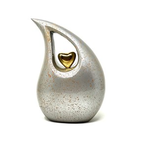 Urne funéraire en forme de goutte d'eau pour adulte, en métal artistique, design personnalisable, souvenir décoratif, style américain, pour la maison familiale - Product Image 2