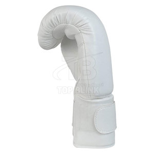 Adjustable Leather Boxing <b>Gloves</b> for <b>MMA</b> Training <b>Customized</b> Logo & Color Moisture Wicking Hook & Loop Closure - Product Image 3