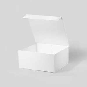 Caja de Regalo Magnética Plegable de Lujo A5, Color Gris Oscuro, con Cinta para Atar, Empaque de Regalo Rígido Premium - Product Image 2