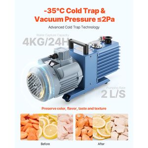 Liofilizzatore con Timer Regolabile, Capacità 8.8-13.2 LBS/Lotto, 4 Vassoi a Strati per Liofilizzazione di Alimenti, Frutta e Verdura - Product Image 3