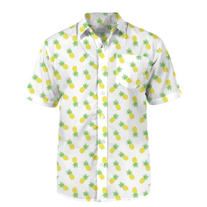 Camiseta Hawaiana para Hombre, Elegante y Moderna, Transpirable, Cómoda, de Primera Calidad, con Logotipo/Colores Personalizados - Product Image 1