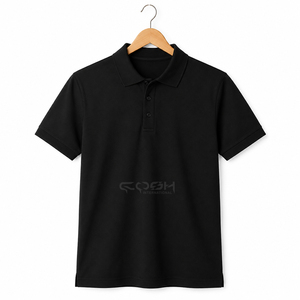 High Quality Custom Logo Sublimation Solid Knitted Quick Dry Breathable Polyester Men's for <b>Shirts</b> Golf Wear <b>Collared</b> <b>T</b>-<b>Shirt</b> - Product Image 3