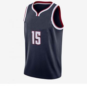 Camiseta de baloncesto transpirable con diseño personalizado, sublimación de talla grande con bordado personalizado - Product Image 5