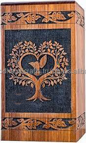 Urnes de crémation en bois de conception Unique de haute qualité pour adultes urnes en bois urnes funéraires taille personnalisée fournitures funéraires - Product Image 4