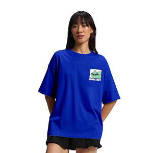 เสื้อยืดพิมพ์ลายผู้หญิงไซส์ใหญ่ใส่สบายสำหรับฤดูร้อน ขายดีที่สุด คอกลม แขนสั้น ทรงเข้ารูป สไตล์ลำลอง จากบังกลาเทศ - Product Image 5