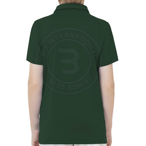 เสื้อโปโลกอล์ฟทรงเข้ารูปสำหรับวัยรุ่น ผ้าคอตตอนผสมสวมใส่สบาย ดีไซน์ทันสมัย เหมาะสำหรับการเดินทาง - Product Image 2