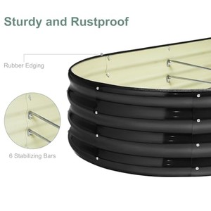 Mango Wood Raised Garden <b>Planter</b> Box - Modular Herb Container Wholesale - Product Image 6
