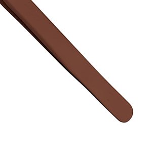 Pince à épiler en acier inoxydable marron ZH INTERNATIONAL, forme en L, pointe de précision, outil pour extensions de cils volume, pince à épiler avec logo personnalisé - Product Image 4