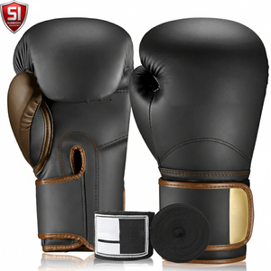 Gants de boxe en cuir SUMROOS SI-BG-1848 - Sangle de poignet réglable, équipement d'entraînement durable, protecteur et confortable - Product Image 4
